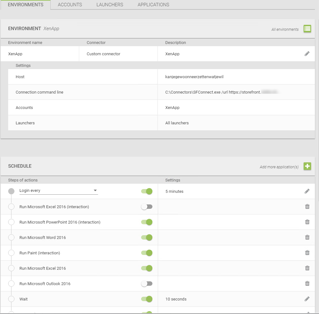 Login PI Environment